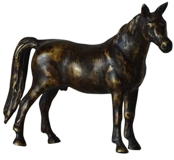 IDYL Bronze-Skulptur Pferd stehend