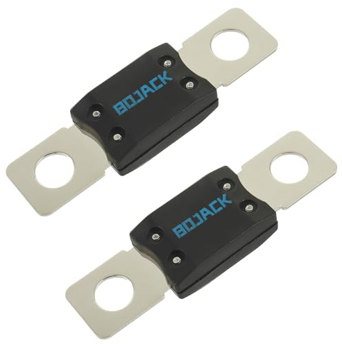 BOJACK MEGA/AMG Hochstromsicherung Bolt-on Sicherung 40A Ampere für PKW, LKW, Baufahrzeuge, Busse, Wohnwagen (Packung mit 2 ANM-Sicherungen 40A)