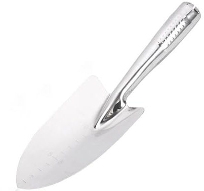 Paletta da giardino in acciaio inox, piccole pale per giardinaggio, paletta da giardino, vanga, attrezzi da giardinaggio, attrezzi manuali per piantare, trapiantare, diserbo, scavo