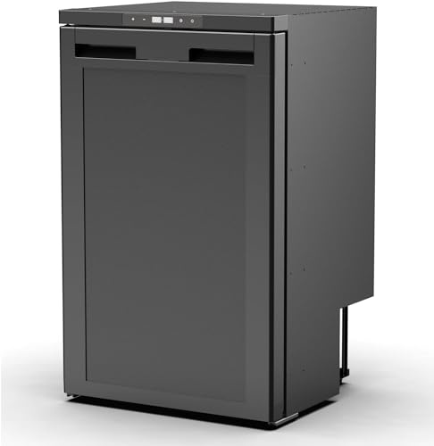 Shield Autocare Cool Mate 83L 12/24v Compressor Fridge Refrigerator Freezer in Black Digital Display for Camper Van Motorhome RV Caravan (Black)