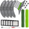 Accesorios de repuesto compatibles con iRobot Roomba Combo 10 max j10+ j7+ j9+ robot aspirador y fregona, filtro, cepillo, bolsa de polvo (paquete de 18 filtros + cepillo + kit de fregona)