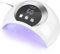 UV LED Nail Lamp, LKE 54W Nail Dryer Gel Nail Curing Lamp UV Light for Gel Nails with 3 Timers LCD Display Smart Sensor USB Plug for Fingernail Toenail