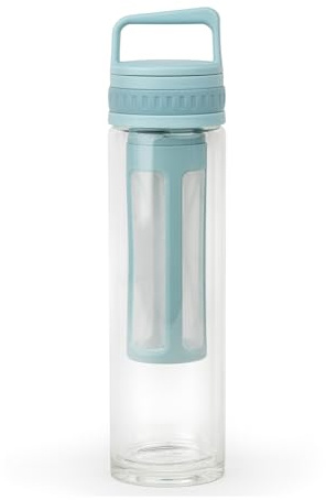 Leopold Vienna - Bottiglia infusore Cold Brew Moshi to-go termica - caffè freddo - menta - vetro