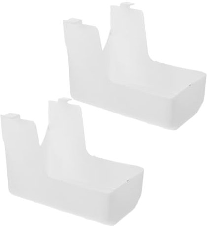 OSALADI 2pcs Range Hood Light Cover Vent Fan Light Lens Cover Replacement Part for Kitchen Vent Hoods Modern Design