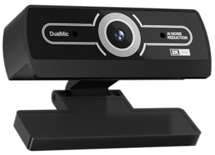Diccik Webcam Full HD 2K Caméra USB PC Deux Micro Plug & Play pour Ordinateur Bureau Portable Mac, Correction de la Lumière, Linux Youtube Streaming Skype Appel Vidéo Zoom Vidéoconférence