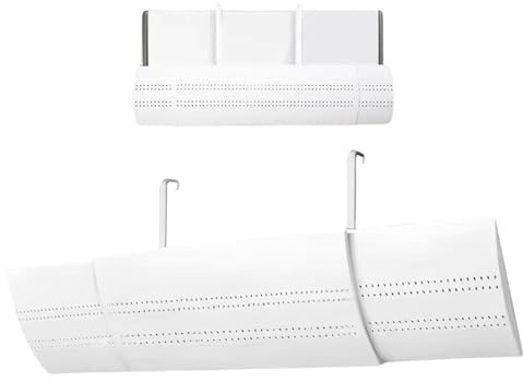 Air Conditioner Deflector, Wall Mount Adjustable Anti Direct Blowing Windshield, Retractable AC Vent Deflector, Easy to Install Vent Cover, Air Conditioner Accessories for Home