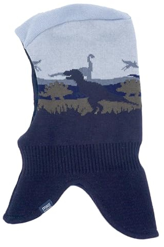 maximo MINI Boy-Schlupfmütze, Dinos Jerseyfutter