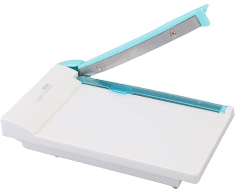 Sunydog Mini Taglierina Manuale, Strumento da Ufficio per Foto Laminate, Design Classico per Taglio Personale, Bianco