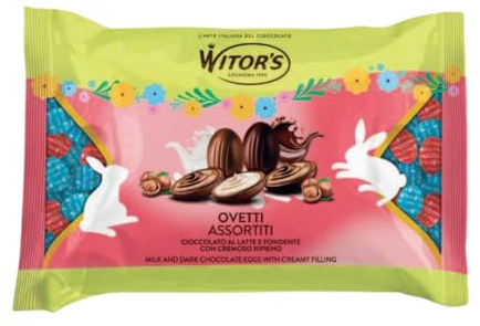 Ovetti Cioccolato Assoriti Witor's Latte e Fondente Busta 1 Kg