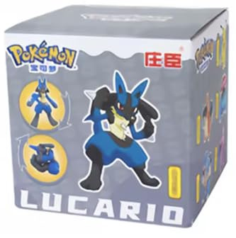 Pokémon | Figura Articulable Coleccionable de Pokeball | +15 años | Estilo de Caja 2 | Lucario