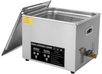 Smyckesrengöring, Ultraljudsrengöringsmaskin, 2L 3L 4,5L 6L 10L 15L Rengöring 40KHz Transducer Mini Bärbar Tvättmaskin Diskmaskin Smycken,för hållare(6l)