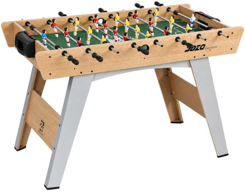 SPORTNOW 4ft Football Table Foosball Table 22 Players Natural Wood Finish