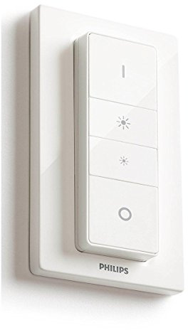 Philips Hue Dimmschalter Weiß, steuerbar via App, kompatibel mit Amazon Alexa (Echo, Echo Dot)