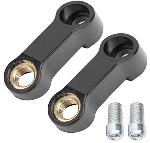 Schrauben 2pcs 0.4in M10 Motorradspiegel Riser Spacer Extension AdapterMirrors Mount Adapter Universal Zubehör