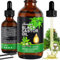 Aceite de ricino orgánico prensado en frío, 60 ml, aceite de ricino negro natural jamaicano, 100% puro, aceite de ricino orgánico para el crecimiento del cabello, aceite de ricino para cuerpo,