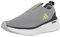 adidas Cloudfoam GO Sock Shoes, Zapatos Hombre, Grey Three/Lucid Lemon/Grey Two, 46 2/3 EU