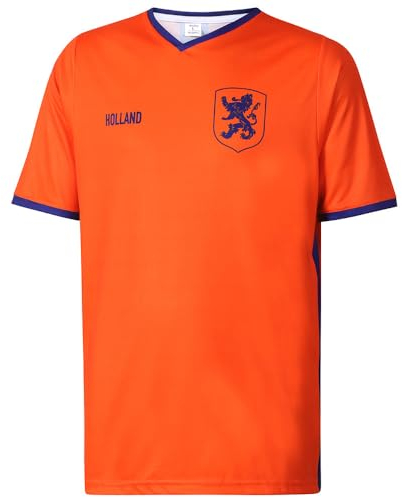 Niederländische Nationalmannschaft Fußballtrikot Heim - Orange - EM 2024 - Kinder und Erwachsene - Jungen - Sportsachen - Geschenk - Sport t Shirt - Sportbekleidung - Größe L