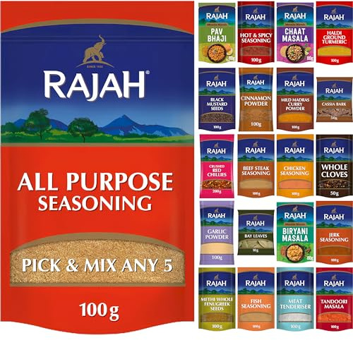 All Purpose Seasoning by Rajah Spices | 5 x 100g | or Pick any 5 Rajah Spices