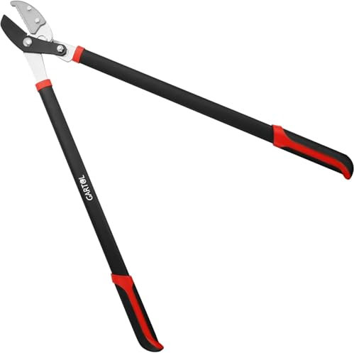 GARTOL Troncarami a incudine con taglio per rami ad azione composta, 75 cm, con capacità di taglio pulito da 5 cm