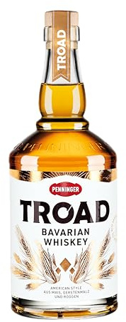 Penninger TROAD Bavarian Whiskey 0,7 Liter (42% vol.) – Bayerischer Mais- & Roggen Whiskey nach amerikanischem Vorbild – Prämierte Falstaff-Qualität (92 Pkt.)