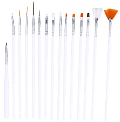 CIYODO Pennelli per Decorazioni Torte Penna Morbida in Gomma Regolabile per Sugar Craft e Fondant con Punta Inclinata e Peli Finissimi per Dettagli Artistiche