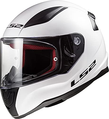 LS2, Integraler Motorradhelm RAPID SOLID White,