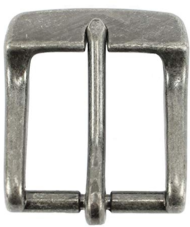 VP Leather Unique Belt Buckle (Antique Silver, 1-1/2)