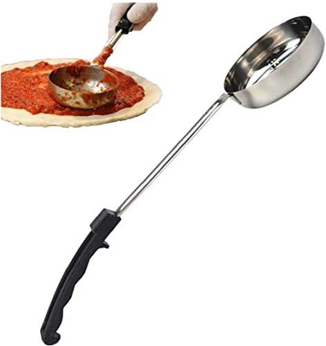 Fopytu 6 Ounce Portion Ladle with Handle Portion Serving Spoon, Stainless Steel Portion Control Serving Utensil Restaurantware