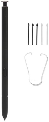 S23 Ultra SPen Replacement for S23 Ultra All Versions Stylus Touch SPen with 5pcs Tips, Stylus Pen for S23 Ultra All Versions (Black)
