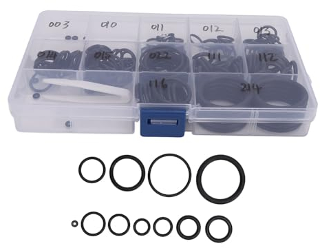 SPYMINNPOO 170-teiliges Tauch-O-Ring-Set, wasserdichte Abdichtung, Langlebiges Kunststoffmaterial, EIN Muss für Tauch-Nitrox-Ausrüstung