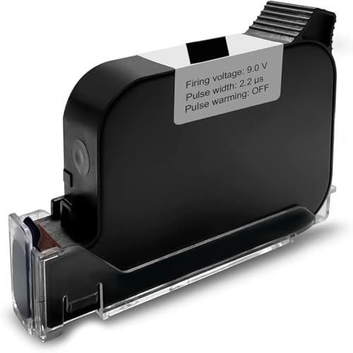 WELCZEK Cartuccia d'inchiostro Nero per Stampante Palmare Portatile Originale, Cartuccia d'inchiostro a Solvente da 42 ml ad Asciugatura Rapida per Stampante Portatile TIJ127