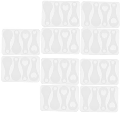 BELLIFFY 10pcs Trolley Token Mold for Demold Casting Mold Token Crafting for Shopping Carts for Custom Projects