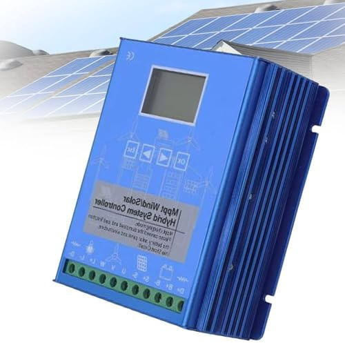 WEIMILOR 12000W-18000W MPPT Wind Solar Hybrid Laderegler, Wind 3000W Solar 2000W 12/24V/48V Automatischer Hybrid Controller,12000W-48V