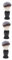 Baluue 3St Schnurrbartbürste pflegender Rasierpinsel Haar Bartbürste Beauty-Rasierpinsel Bärte bürsten Hals sauberer Pinsel rasier pinsel shave soap schminkpinsel Nylonbürste Black