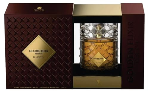 Sapphire's Choice Golden Elixir Reserve Parfüm | Golden Elixir Reserve Spray für Damen und Herren 100 ml | Datteln, Oud und Moschus | Golden Elixir Reserve für Frauen und Männer Made in den