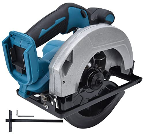 Mavaol Cordless Circular Saw, 18V Lithium Battery Powered, Adjustable Bevel, High Speed 3800r/min, Accuracy Wood Cutting Tool for DIY and Professional Use