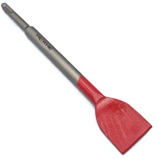 WERHE® Scalpello SDS Plus 40 x 250 mm - Scalpello piatto per scalpellare il calcestruzzo - Scalpello per rimuovere le piastrelle - Accessori per trapani e martelli demolitori