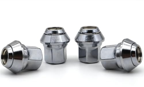 BASPHHH Bulloni Cerchio Compatibile con Ford per Fiesta 1989-2022 Dadi per Cerchi in Lega per Auto M12X1.5 19mm
