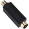 Asyduey S- Video Mâle a Composite Adaptateur Video Convertisseur De Prise, Mini Din 4 Broches Extension du Coupleur Adaptateur De Connecteur