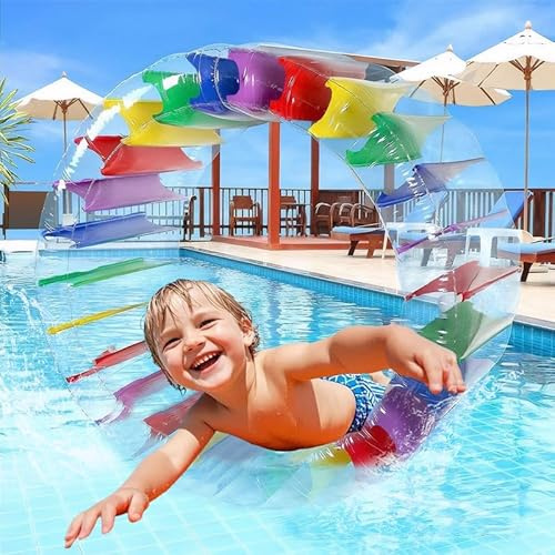 EHIOG 120cm Inflatable Pool Toys Colorful Swimming Float Set for Summer Beach and Pool Parties