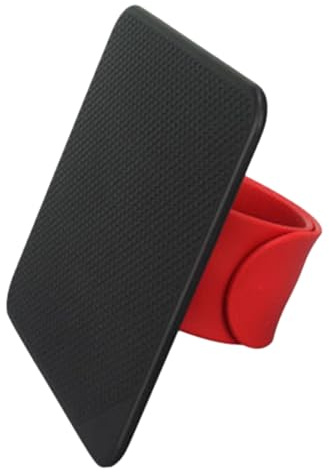 HONITANO Haarfärbebrett mit Armband Tragbares Highlighting Board für Haartönung und Färben Vielseitiges Haarfarbe Brett für DIY und Salon Schnelles Auftragen Rot