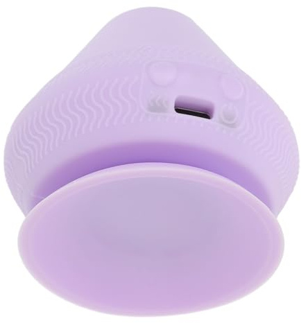 minkissy Nacken Und Rückenmassagegerät Mit Wärmefunktion Und Vibration Zur Muskelentspannung Tragbar Für Zuhause Und Büro Lila Faszienbälle Für Tiefengewebsmassage