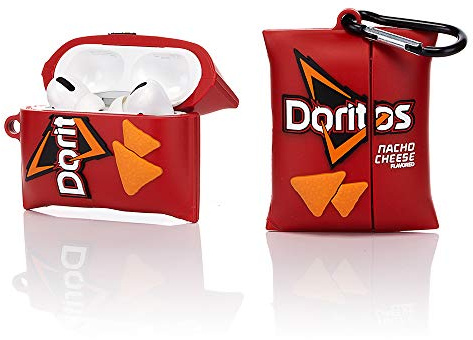 ZAHIUS Airpods Pro Silikon Schutzhülle für Apple Airpods Pro [Snacks Food Design] Mädchen Jungen (Doritos)