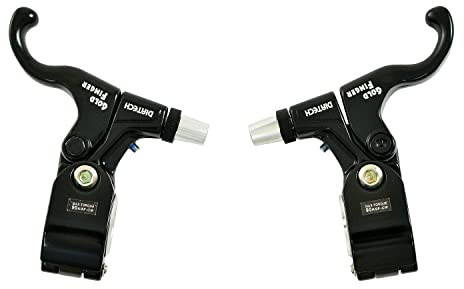 Dia-Compe TECH99DS Gold Finger Brake Lever Set for Fixie & BMX, Black, DP2523