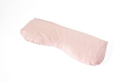 yogawood Augenkissen aus Leinen in der Farbe: Peach Melba