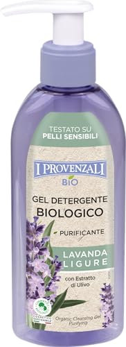 I Provenzali | Gel Detergente Viso Biologico Purificante Lavanda Ligure, 150 ml