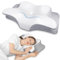 HOMCA Cuscino per il collo Cuscino per la testa, in memory foam Cuscino ergonomico per la testa Cuscino di raffreddamento 3D per la schiena, il fianco o la posizione prona, 62 x 41 x 11/13 cm