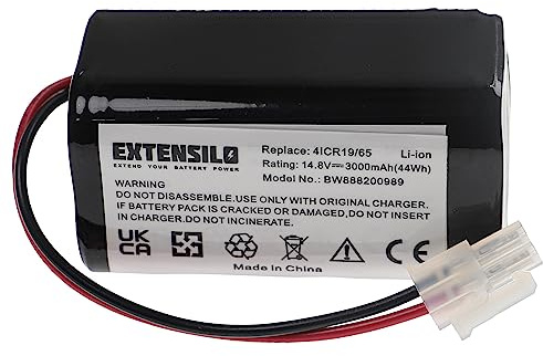 EXTENSILO Batterie Remplacement pour Zaco 501929