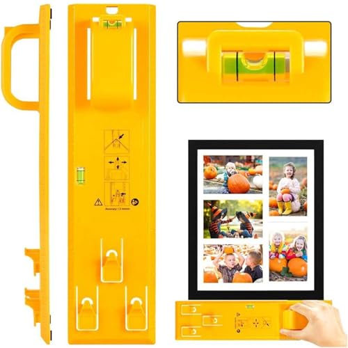 Frame Hanger Picture Wall Hanging Easy Tool, 1Pcs Picture Hanging Tool for Easy Making Position, Photograph Frame Hanging Tool for Clocks, Mirrors, Galleries, Artwork and Photos