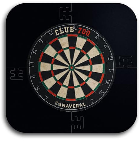 Dart Wall Protector and Board - EVA Black Dartboard Surround, Easy to Assemble